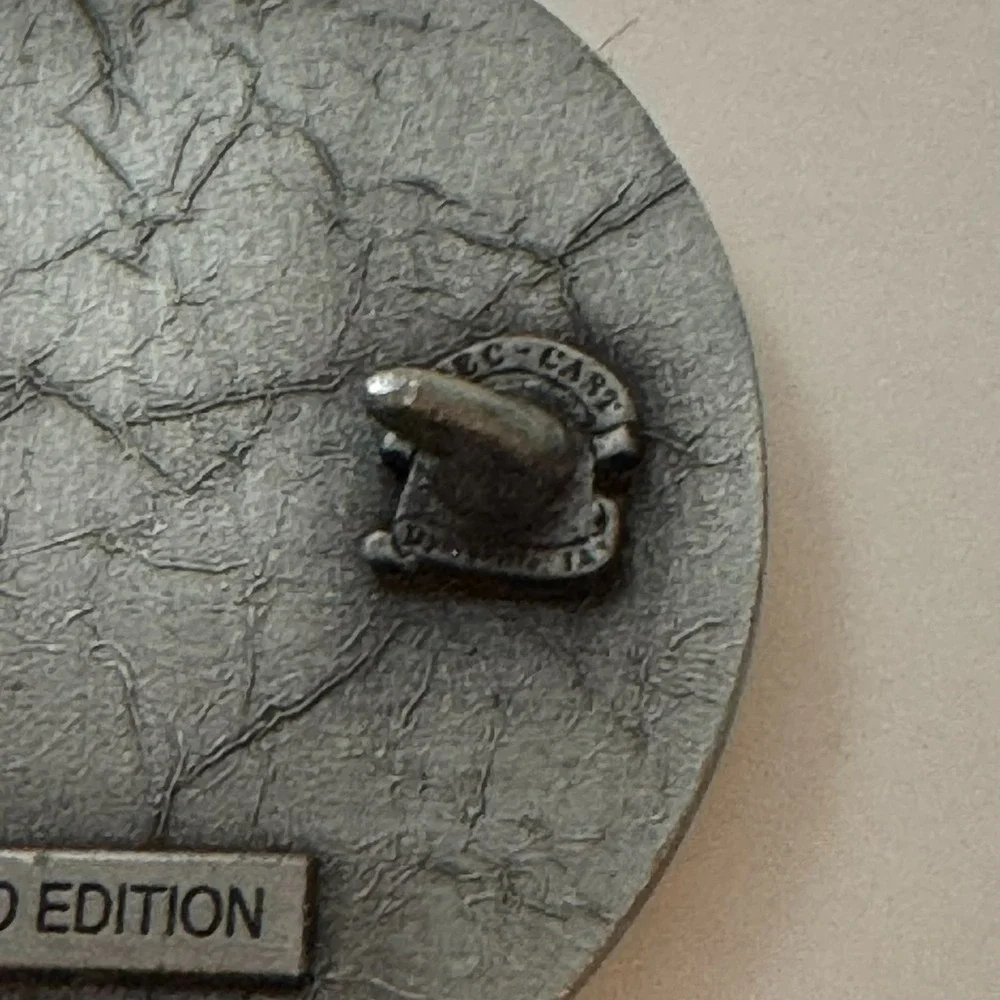 John Deere‎ Company Belt Buckle Minneapolis 100 Years Plow Silver Tone